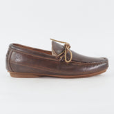 Mens Timberland EK City 1 Eye 5000R Dark Brown Leather Lace Up Casual Boat Shoes